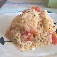 Arroz Salteado con Manteca y Ajo con Tomatitos Cherry