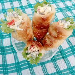 A picture of Bread cone (salad).