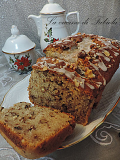 A picture of Banana Bread with Yogurt and Walnuts (No Butter).