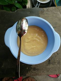 Foto resep MPASI 6m+ Bubur Kentang, Wortel, Telur