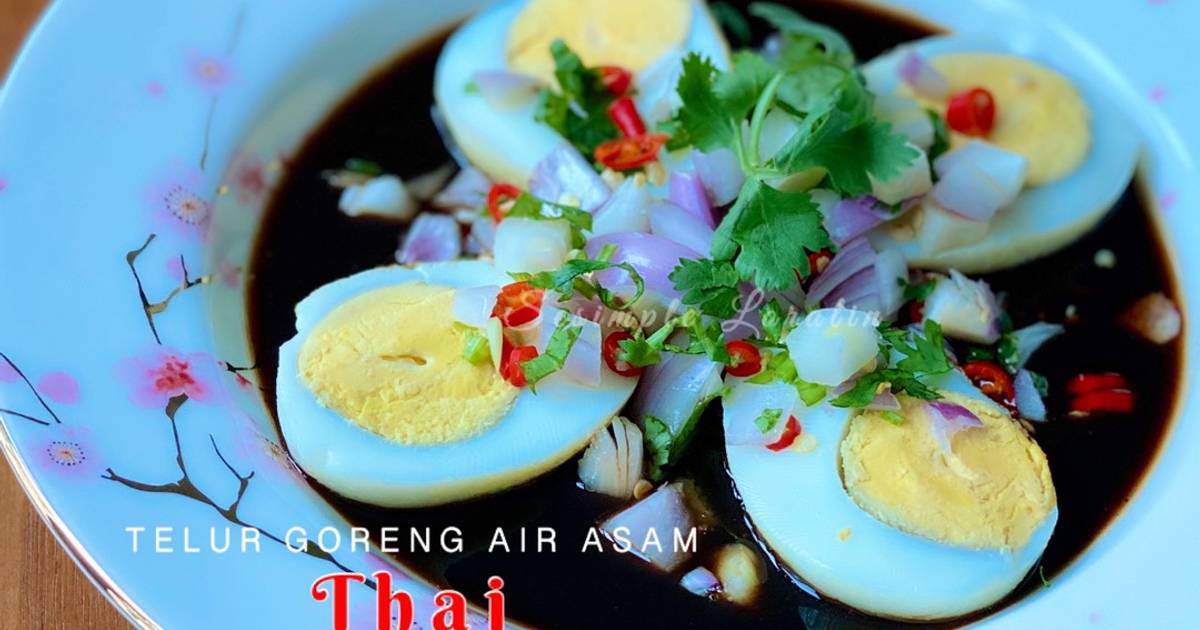 Resipi Telur Rebus Goreng Air Asam Thai Style Oleh Sesimple Loralin Cookpad