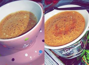 صورة لوصفة رغوة القهوة الله الله تع مقاهي ⁦❣️⁩💋🌹⁦❤️⁩
