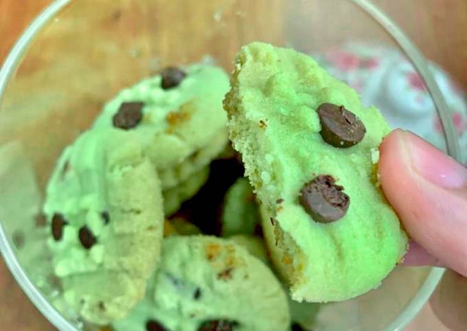 Recipe: Tasty Cookies Greentea ala cookpad