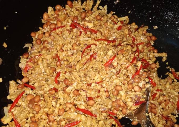Ternyata ini loh! Resep gampang memasak Kering tempe dan kacang tanah  nikmat