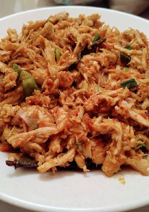 Foto resep Ayam suwir / Ayam rabe rica