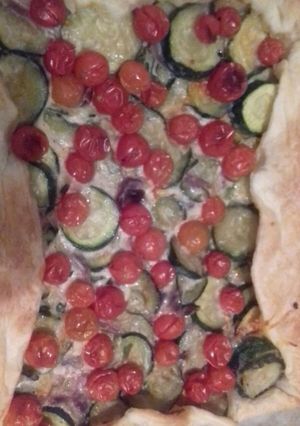 Foto di Torta salata alle zucchine