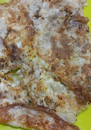 A picture of Onion omelette.