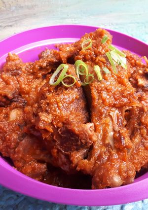 Foto resep Entok/Mentok bumbu rujak