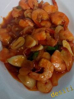 Foto resep Udang Saus Padang