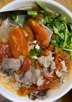 Hình của món Bún bò.