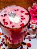 Rose Pomegranate Lassi
