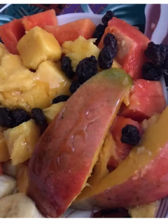 Una foto de Ensalada tropical