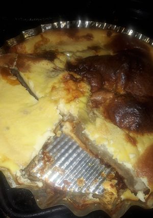 Una foto de Chocoflan