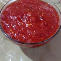 A picture of Timatr ki chutney.