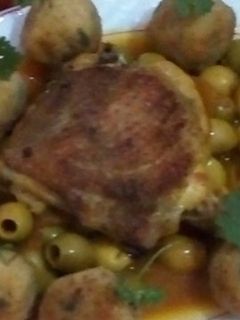 صورة لوصفة طاجين لخوخ 😍😋