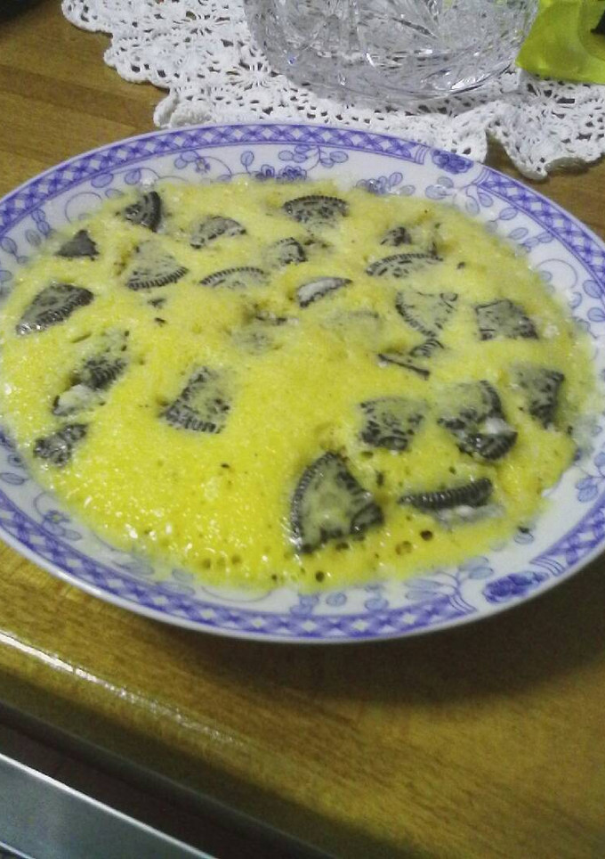 Una foto de Mugcake de Oreo