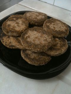 Una foto de Hamburguesas de arvejas veganas