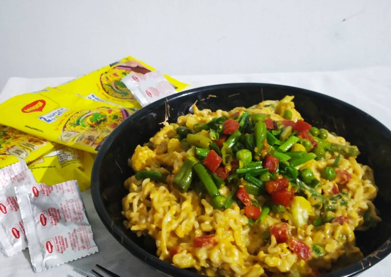 Alfredo Cheese Maggi