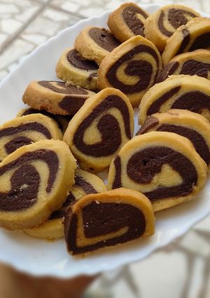 A picture of Pinwheel Cookies 😍😍.