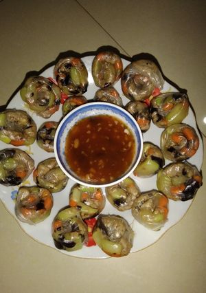 Hình của món Bánh tráng cuộn.
