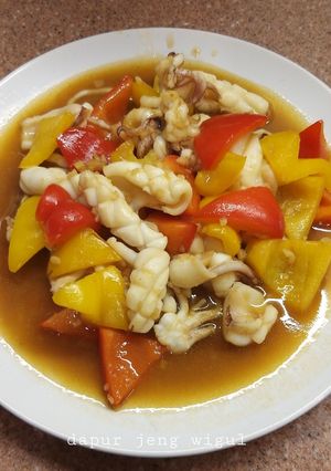 Foto resep Cumi paprika saos tiram