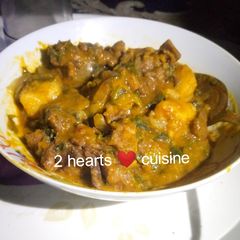 A picture of Yam pottage.