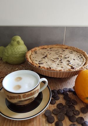 Une photo de Torta ricotta chocolate