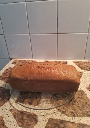 Una foto de Budín de cítricos y jengibre con cacao