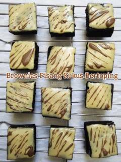 Foto resep Brownies Pisang Kukus Bertoping