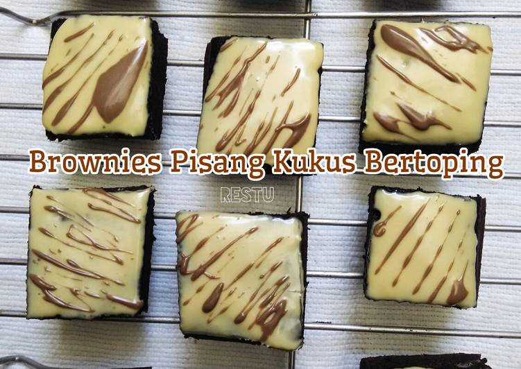 Resep Brownies Pisang Kukus Bertoping Anti Gagal