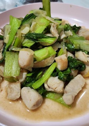 Foto resep Oseng Pakcoy Ayam Fillet