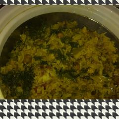 A picture of Leftovers Rice ka sayailchaval.