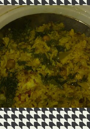 A picture of Leftovers Rice ka sayailchaval.