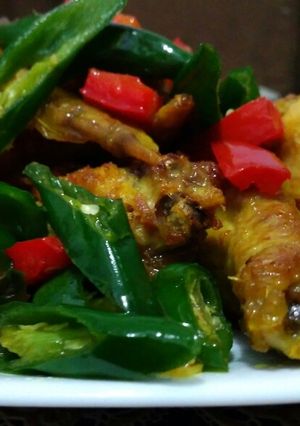 Foto resep Ayam paprika cabe hijau