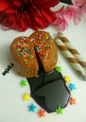 A picture of No Bake Choco Lava Cake.
