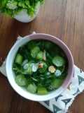 Sayur Bening Oyong dengan Temu Kunci