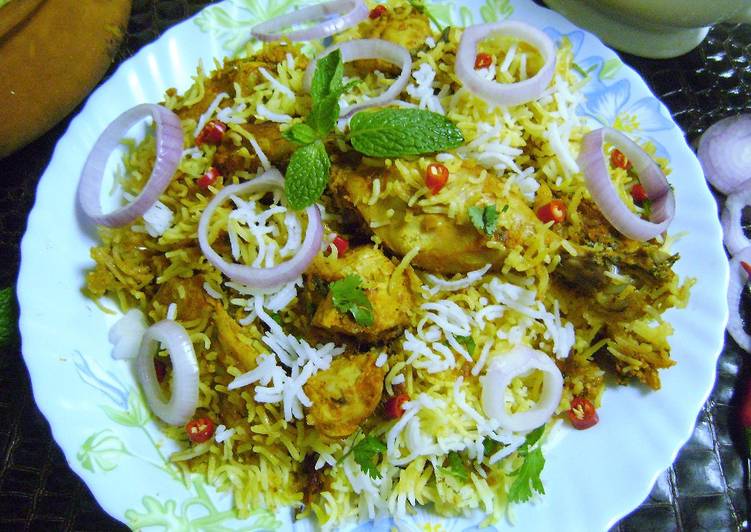 Recipe of Quick Handi Chicken Dum Biryani