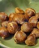♥ Castanhas Assadas no Micro Ondas, Com Erva Doce e Canela à Moda da Cristina ♥
