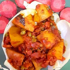 A picture of Colourful sabzi.
