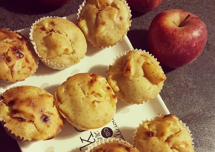Recette Parfait Muffins aux pommes et à la cannelle