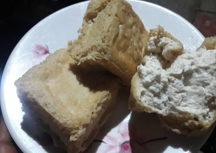 Tahu Susu simple (renyah di luar, lembuuutt di dalam)