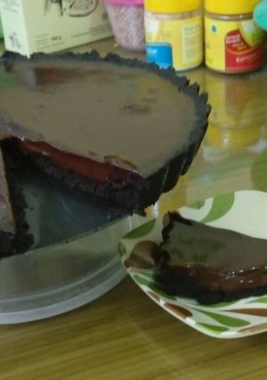 Foto resep Unbake Oreo Double Choco Pie