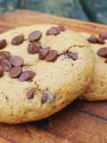 Cookies de Gofio con chispas de chocolate