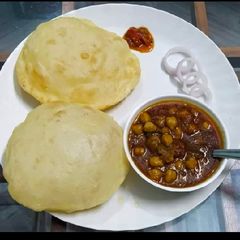 Channe bhature A picture of Channe bhature.