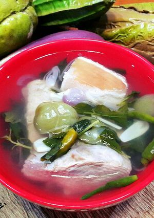 Foto resep Sup Tuna Kemangi Kuah Asam Segar
