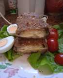 Milanesa de berenjena, rellena de queso🍆🧀🍆🧀🍆🧀🍆🧀