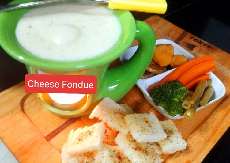 Steps to Prepare Favorite Cheese Fondue