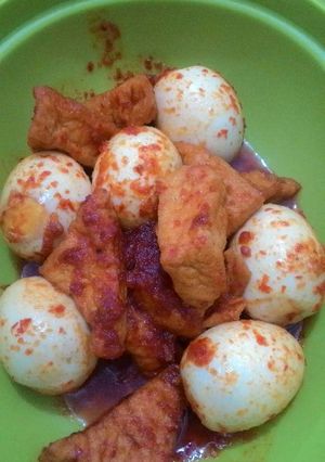 Foto resep Telur tahu balado