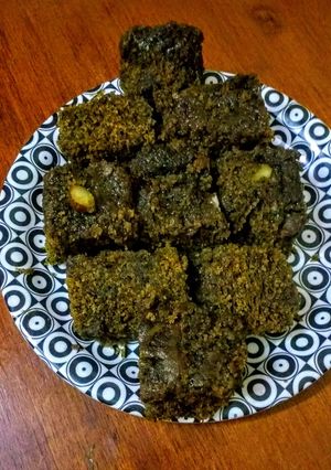 A picture of Wheat flour Chocolate Cake with milk (eggless).