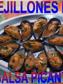 Una foto de Mejillones en salsa picante